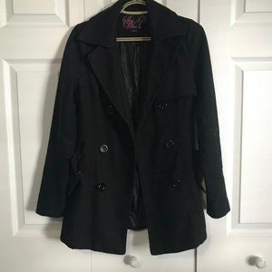 Black jacket with buttons